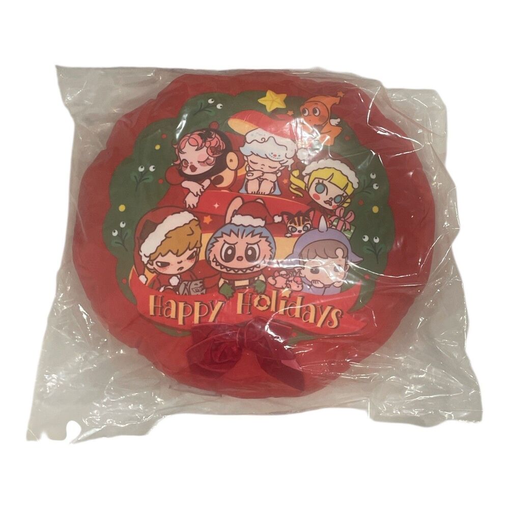 New Pop Mart Apple of My Eye Happy Holidays Pillow Labubu Molly Dimoo Twinkle
